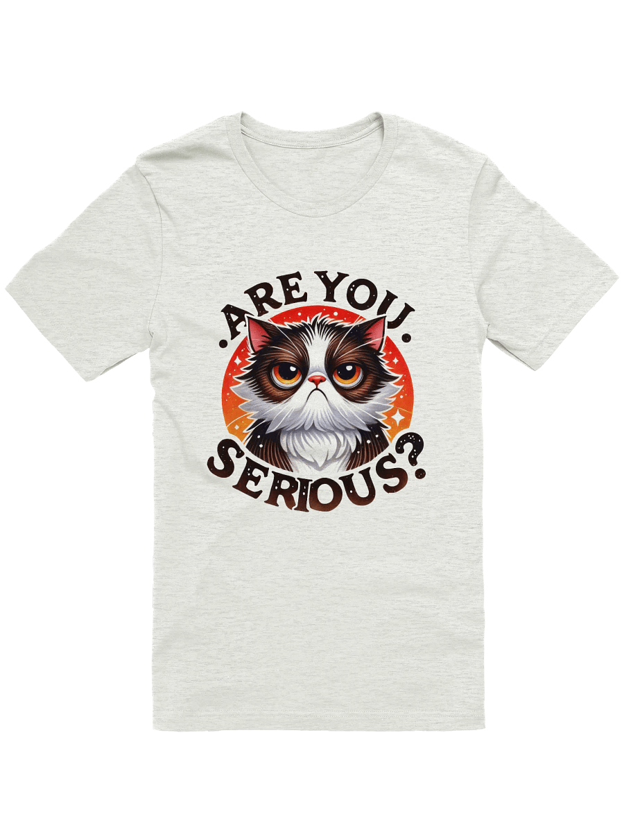 Serious Cat Grumpy T-Shirt product image (1)