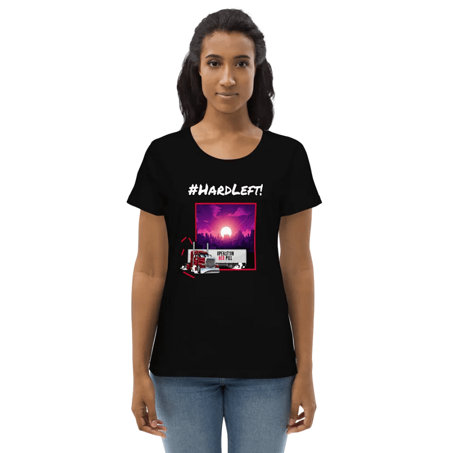 “Hard Left” Women’s Fitted T-shirt product image (12)