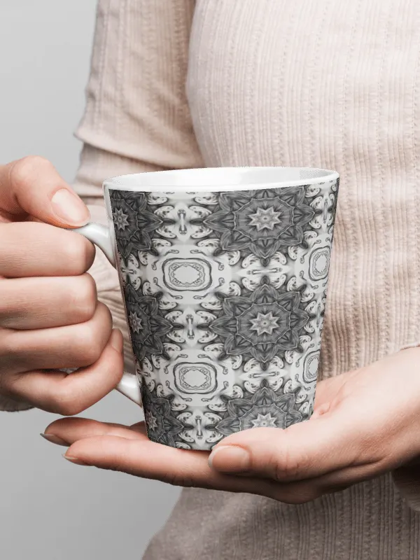 Symmetrical Splendor Latte Mug product image (1)