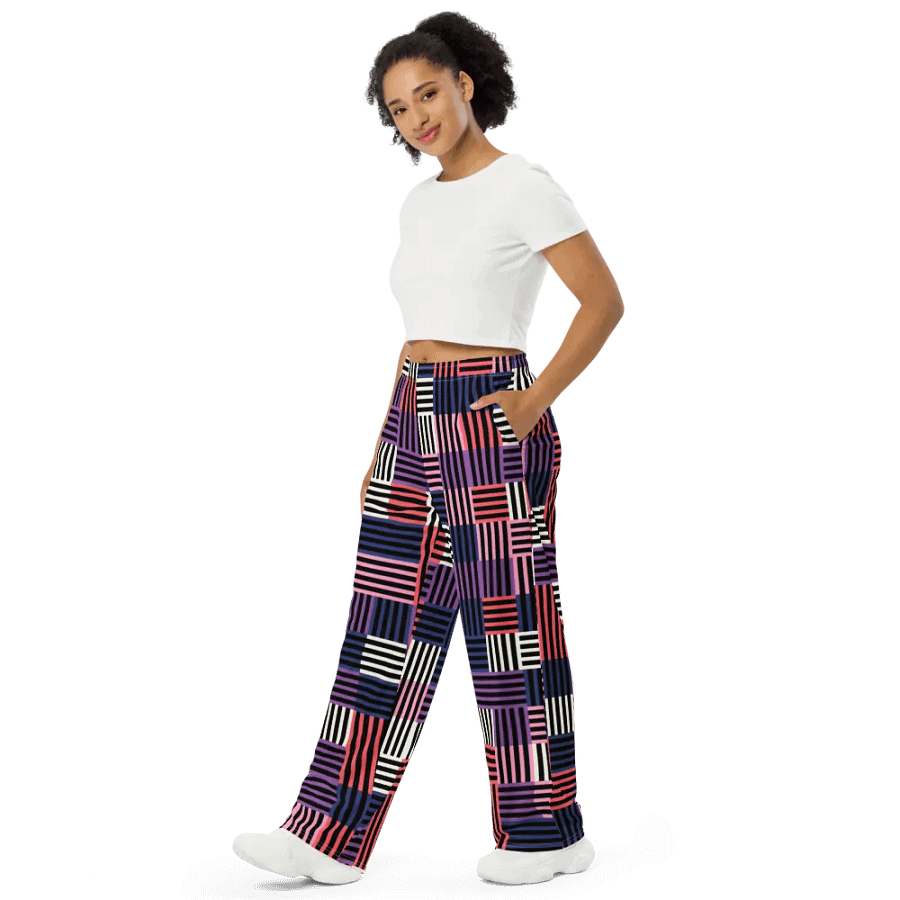 BUIII Minimalism: Amethyst Dawn Wide-Leg Pants product image (4)