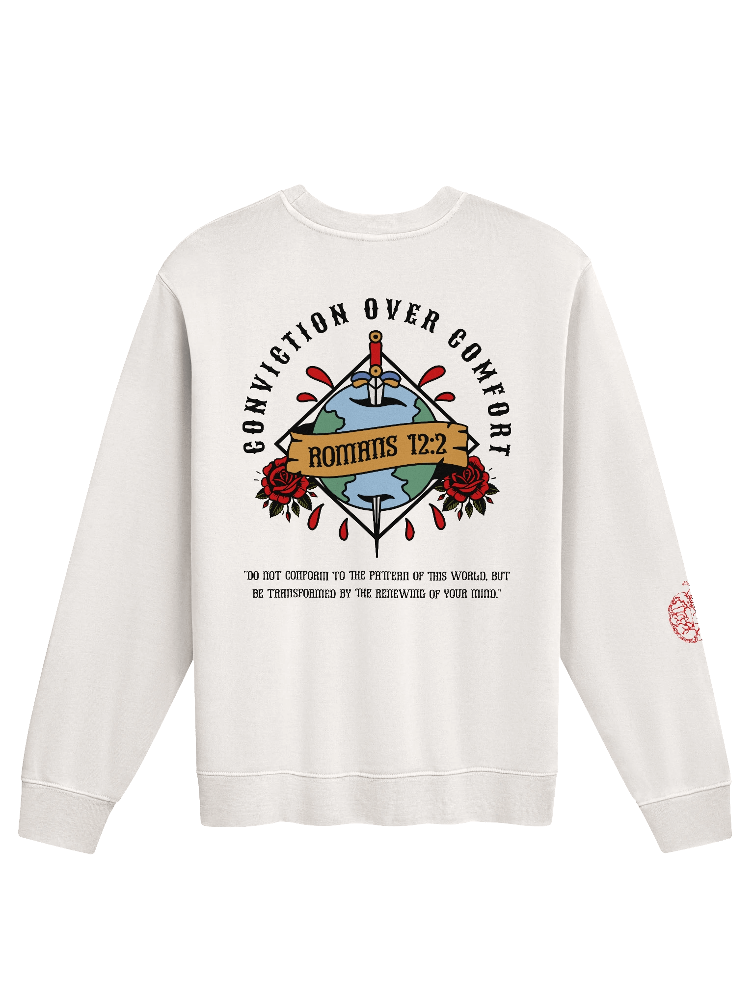 Conviction Over Comfort Premium Dyed Sweatshirt product image (2)