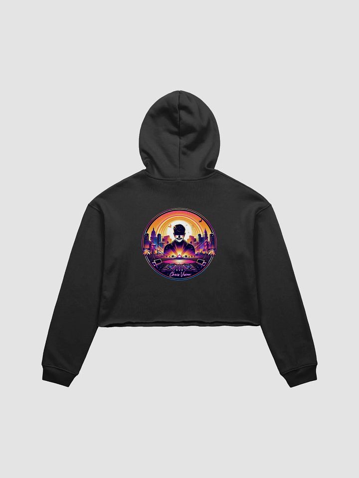Sunset DJ Vibes Crop Hoodie product image (14)