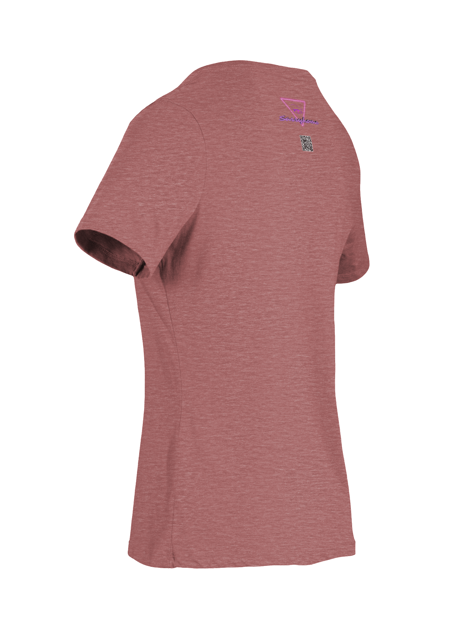 Mask-O-Lantern v-neck tee (black mask) product image (26)