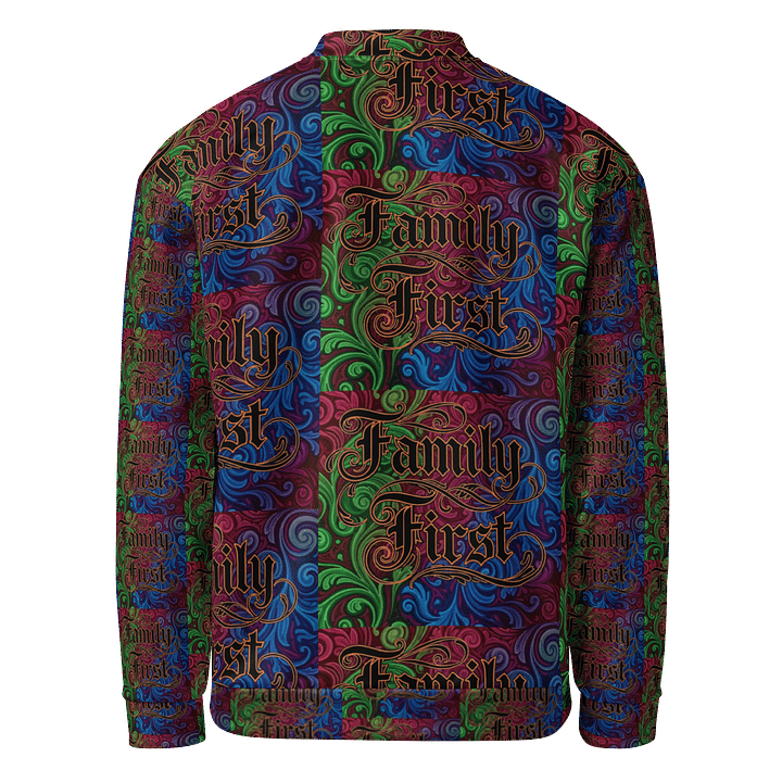 FRESH Unisex Da Culture, Experience Love! Family First Zipper Jacket,All-Over Print Bomber Jacket by D.C.E.L. Chilly Palmer product image (2)