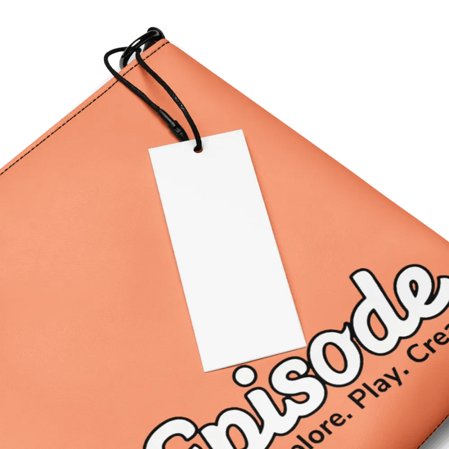 Episode All Over Print Crossbody Bag Orange With White Logo product image (8)
