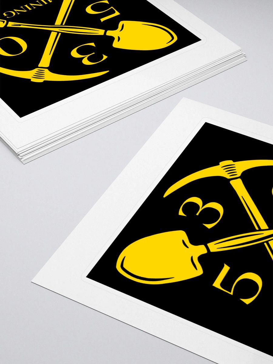 530 Mining Sticker - Black Background product image (4)