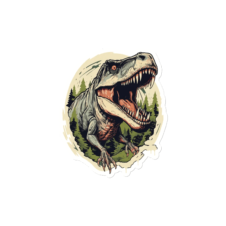 Ferocious T-Rex Die-Cut Magnets product image (2)