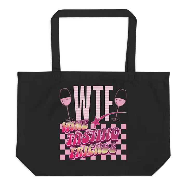 WTF Wine Tasting Friends Tote Bag product image (1)