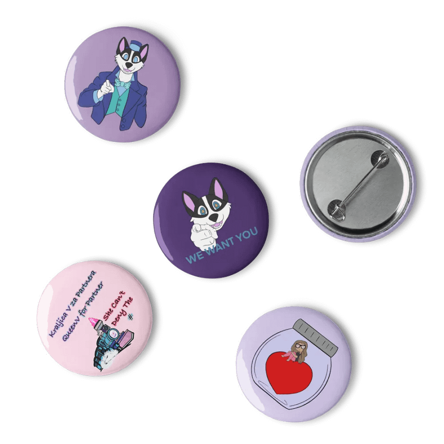 Raid Train Button Pin Set product image (6)