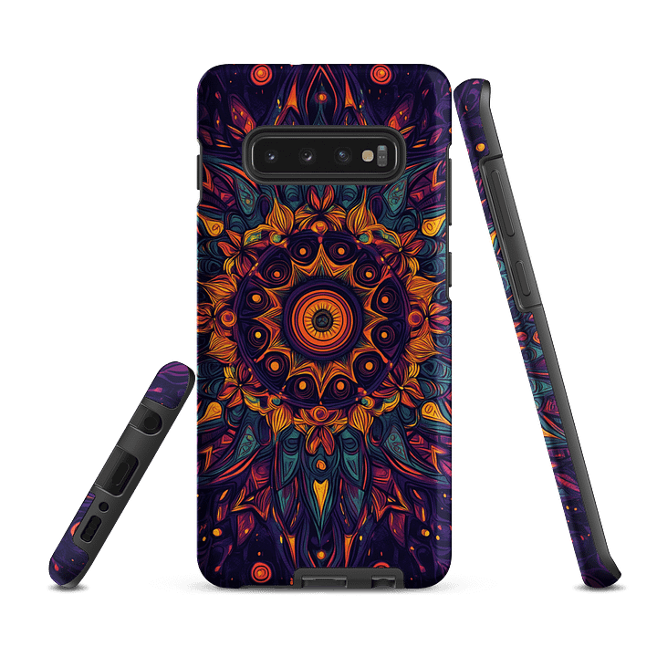 Vivid Mandala Symmetry Samsung® Tough Case product image (3)