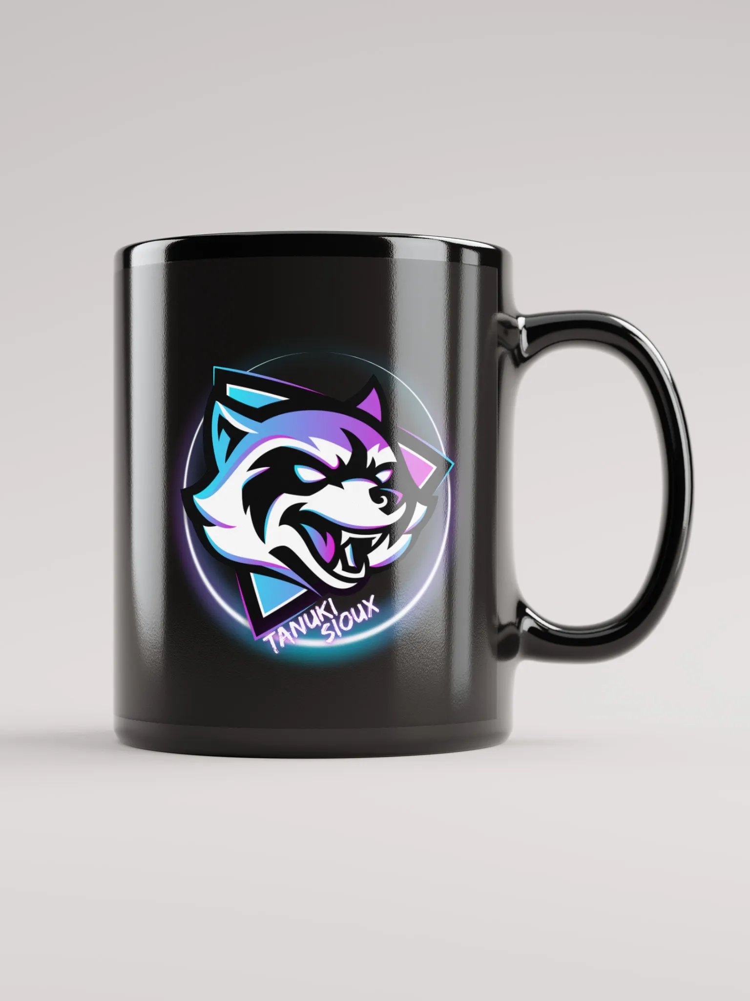 Black Glossy Mug product image (2)