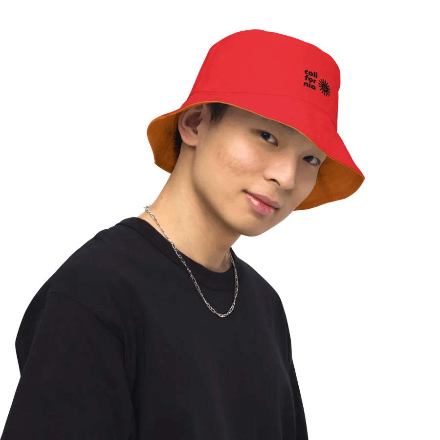 Sunny California Red/Orange Reversible Bucket Hat product image (10)