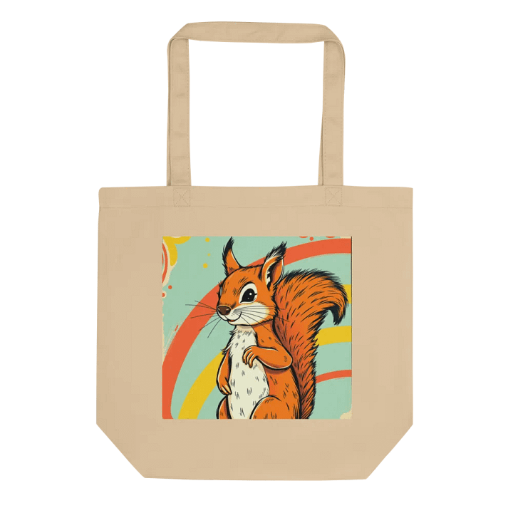 Retro Squirrel Eco Tote product image (1)