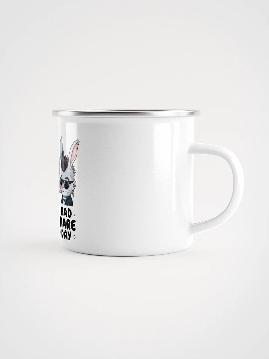 Bad Hare Day Enamel Mug product image (1)