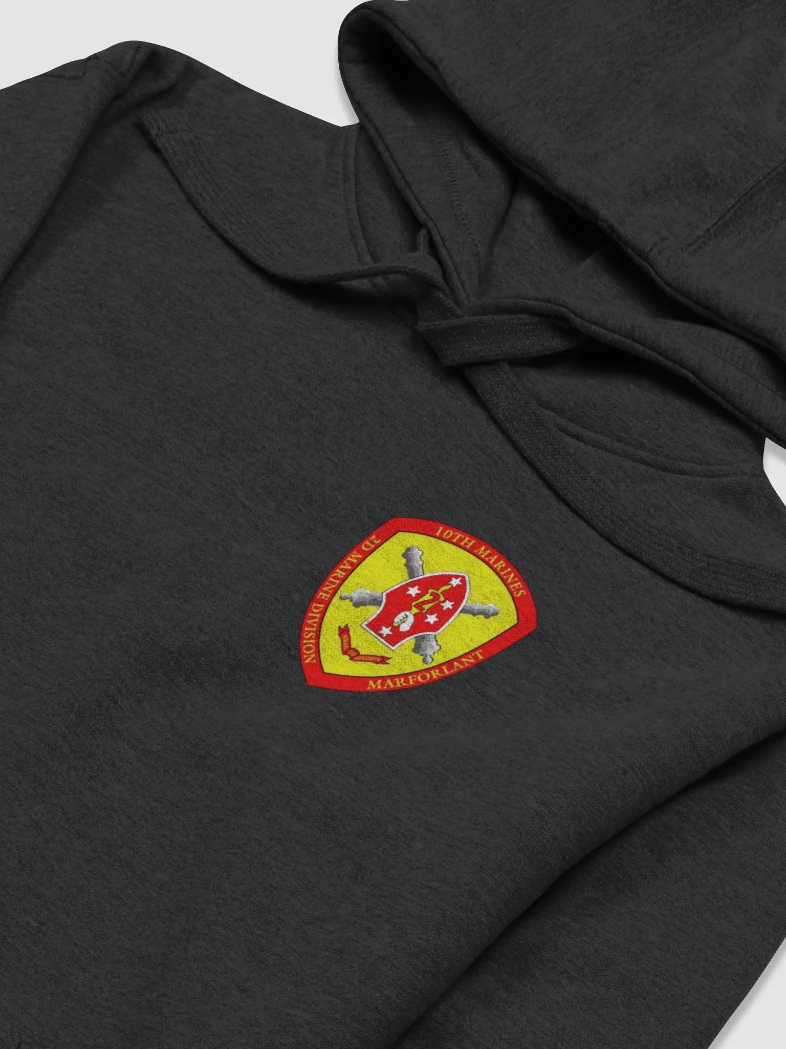 10 Marine Regiment Dark Hooded Sweatshirt product image (3)