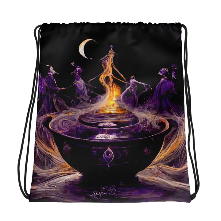 Ethereal Dance All-Over Drawstring Bag product image (1)