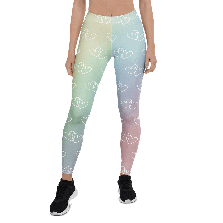 Rainbow Heart Leggings product image (1)