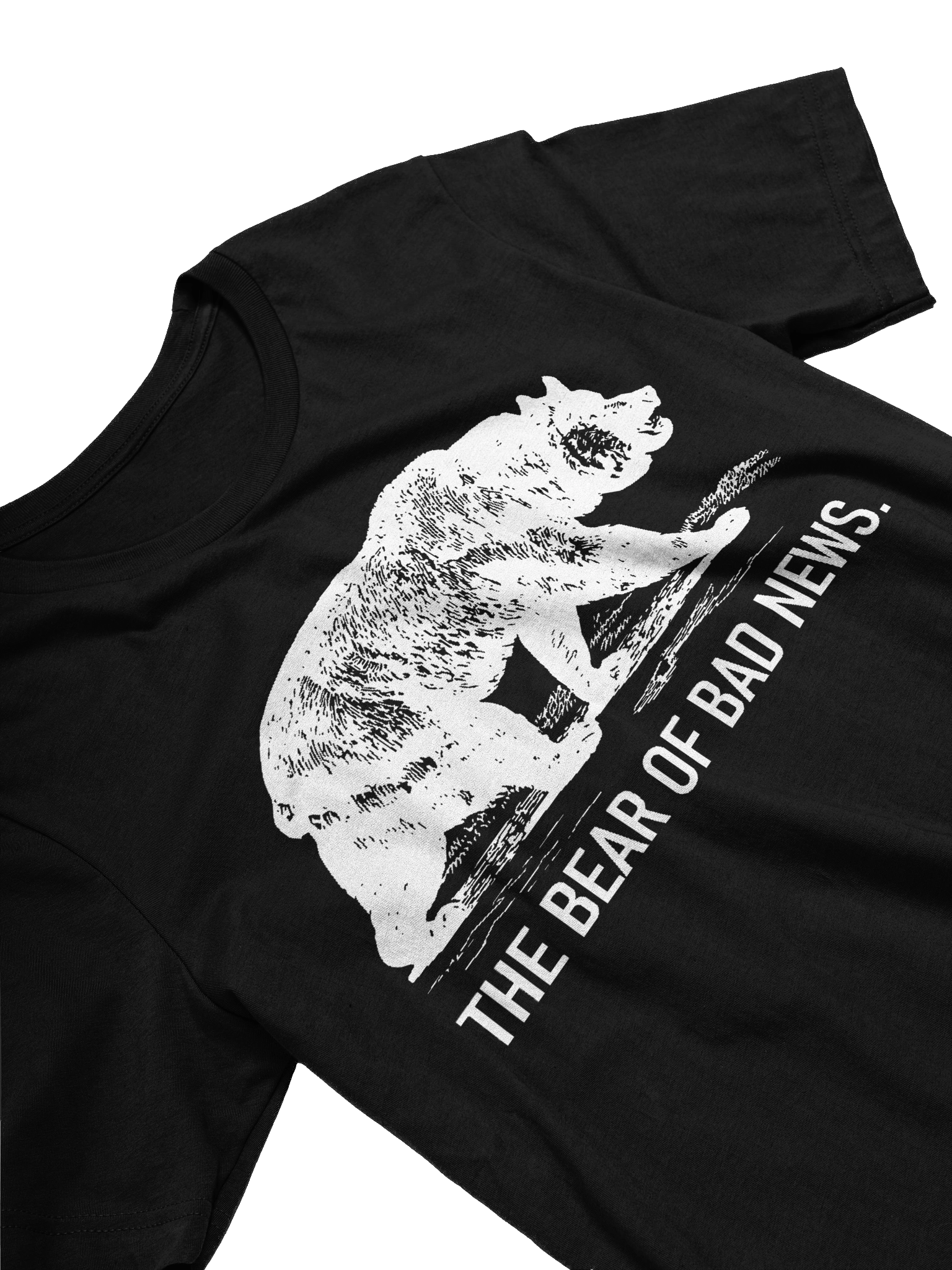 The Bear of Bad News (Black) | Unisex T-shirt product image (3)
