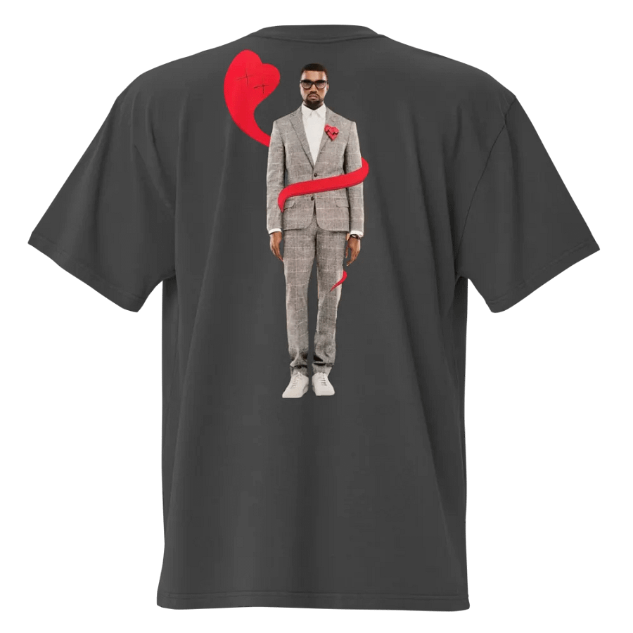 KANYE 808'S & HEARTBREAK OVERSIZED TEE product image (4)