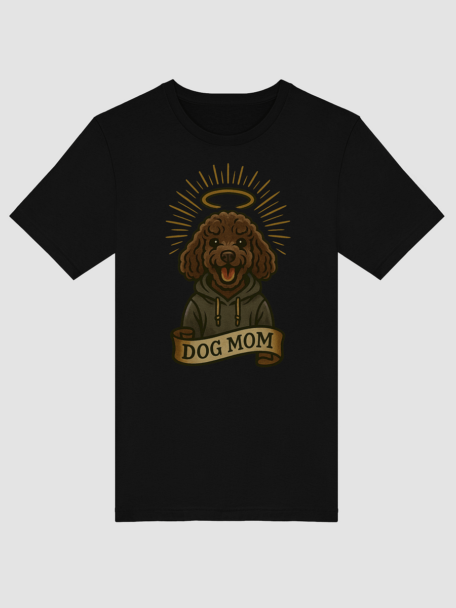 Dog Mom T-Shirt – Cute Poodle Halo Design for Proud Pet Parents – Funny Dog Lover Gift Tee for Women, Moms & Fur Baby Devotees product image (5)