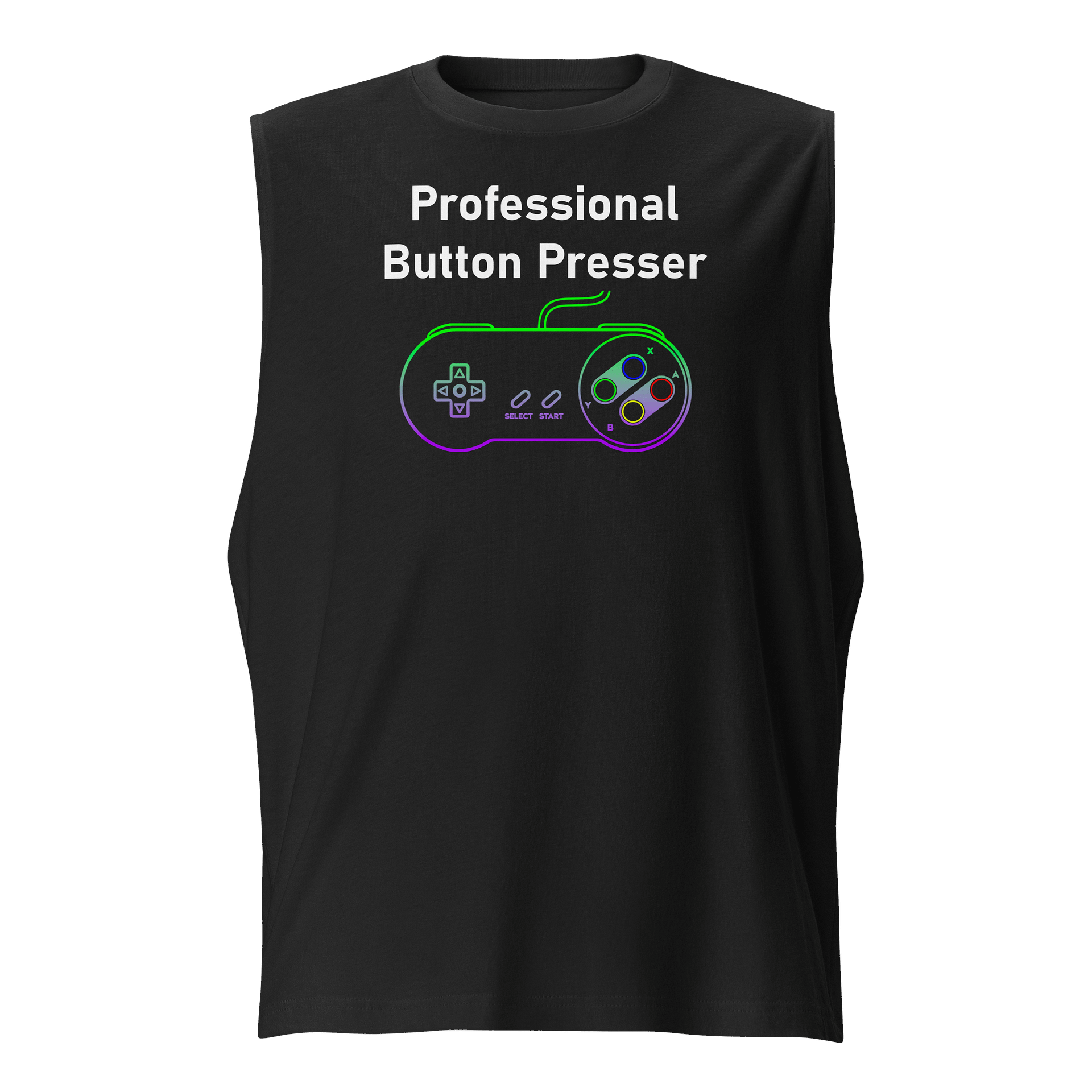Professional Button Presser Muscle Tank product image (1)