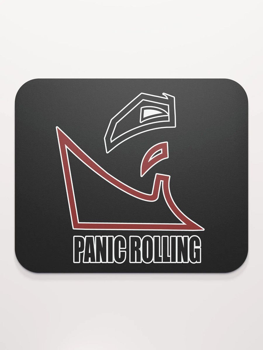 Panic Rolling Logo Black Mouse Pad product image (2)