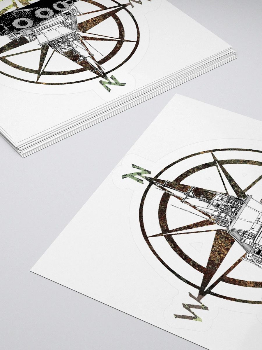 Compass Rose Marshall Foss Cut Stickers product image (15)