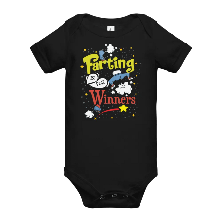 Farting Is For Winners baby onesie product image (12)