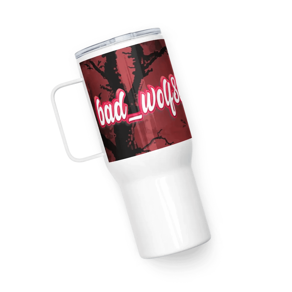 Travel mug w/ handle BadWolf product image (5)