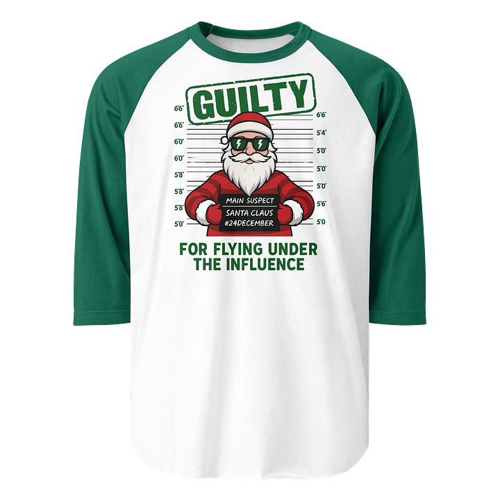 Main Suspect Santa Raglan Tee product image (1)