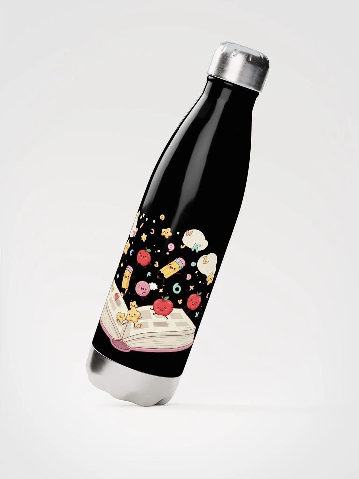 Whimsical Alphabet Adventure Stainless Steel Water Bottle product image (4)