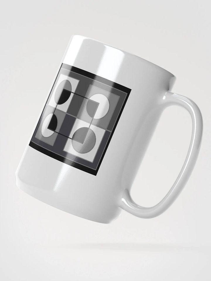 Geometric Circle Grid Mug product image (2)