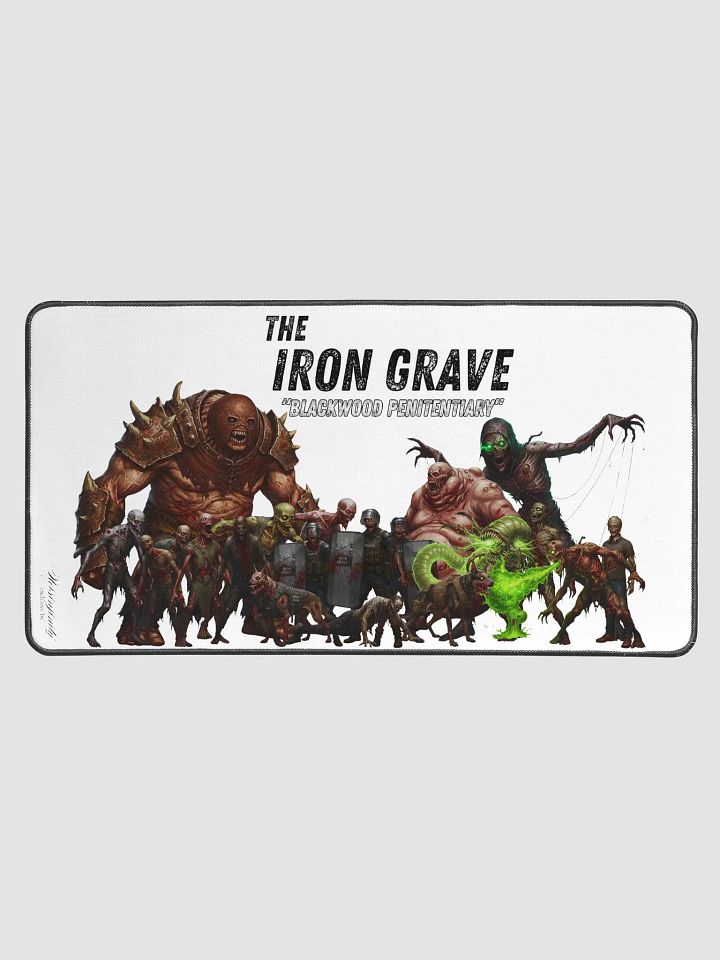 The Iron Grave - Blackwood Penitentiary - The Rotten - White Desk Mat product image (1)