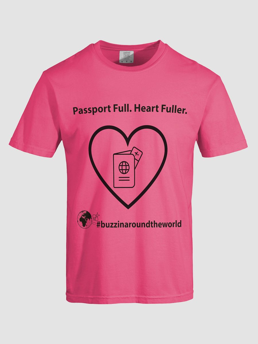 Passport Full. Heart Fuller. - T-Shirt product image (69)