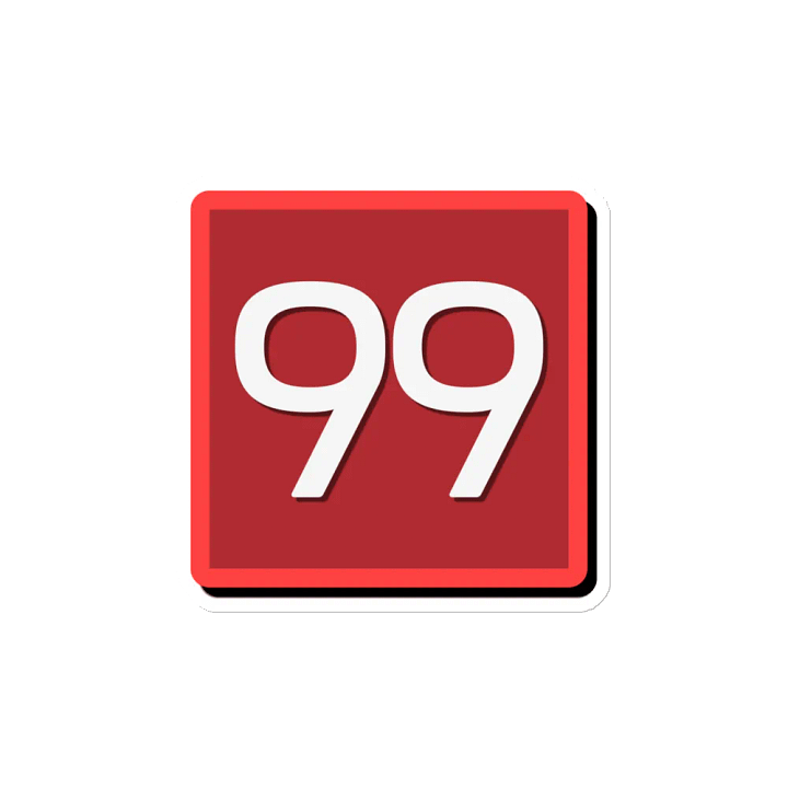 STFC 99 Red Pip Magnet product image (2)