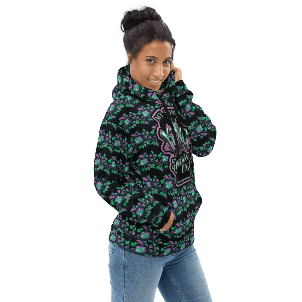 King of the Awkward Hug #Autism Awareness All Over Print Hoodie product image (6)