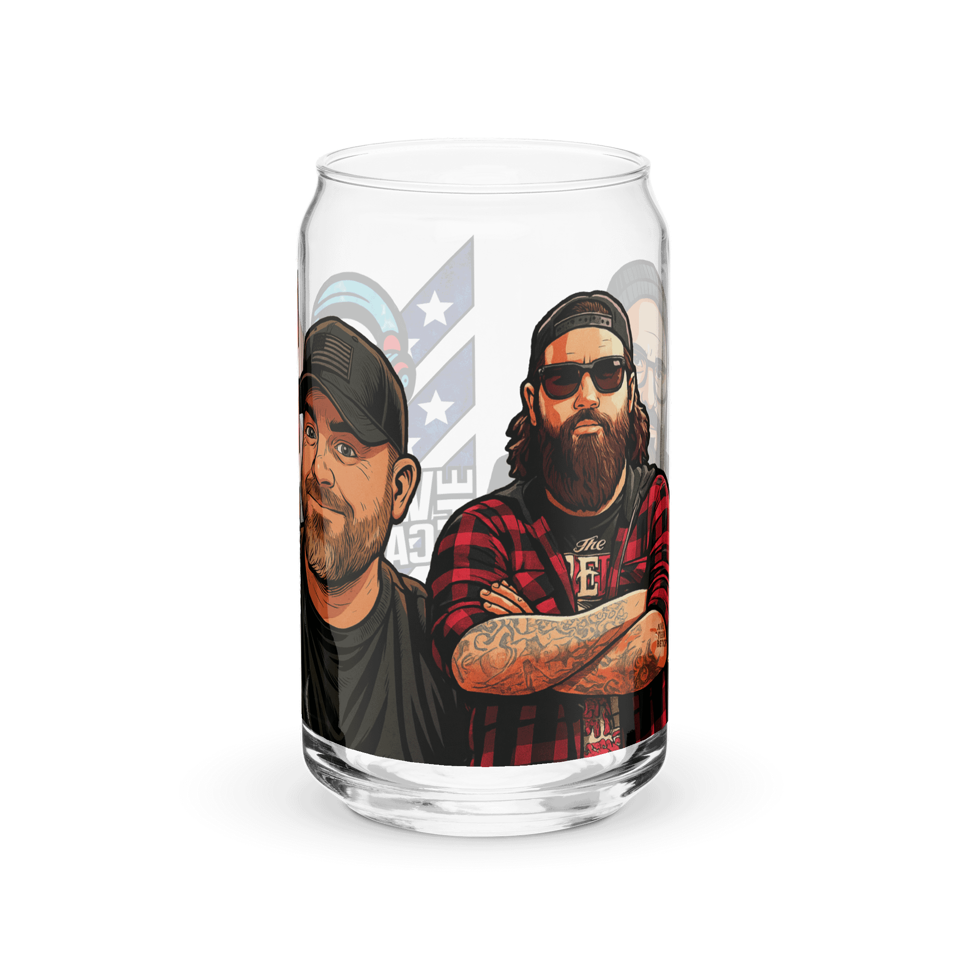 TWC Skull Logo Can-Shaped Glass product image (2)