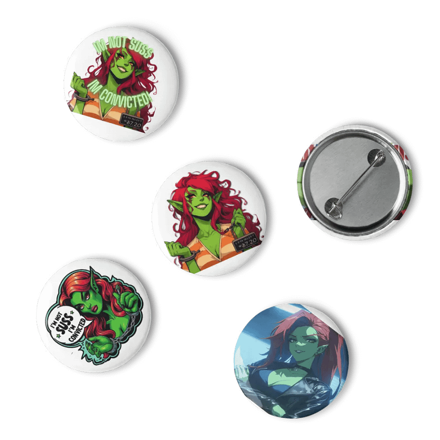 I'm Not Suss, I'm Convicted Pins product image (15)