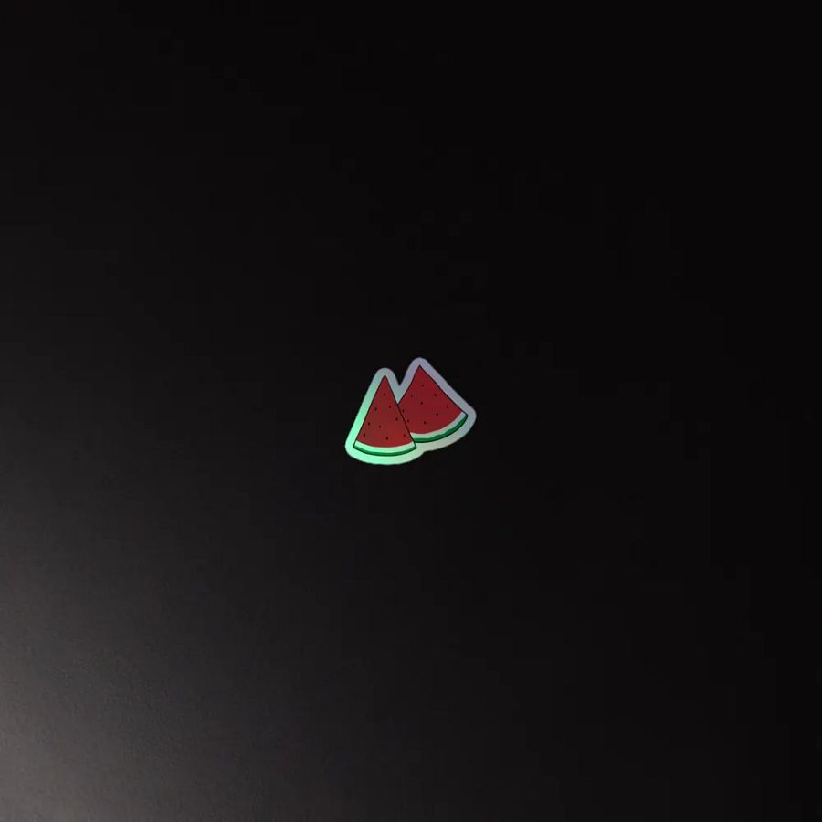 Palestine Watermelon Holographic Sticker product image (4)