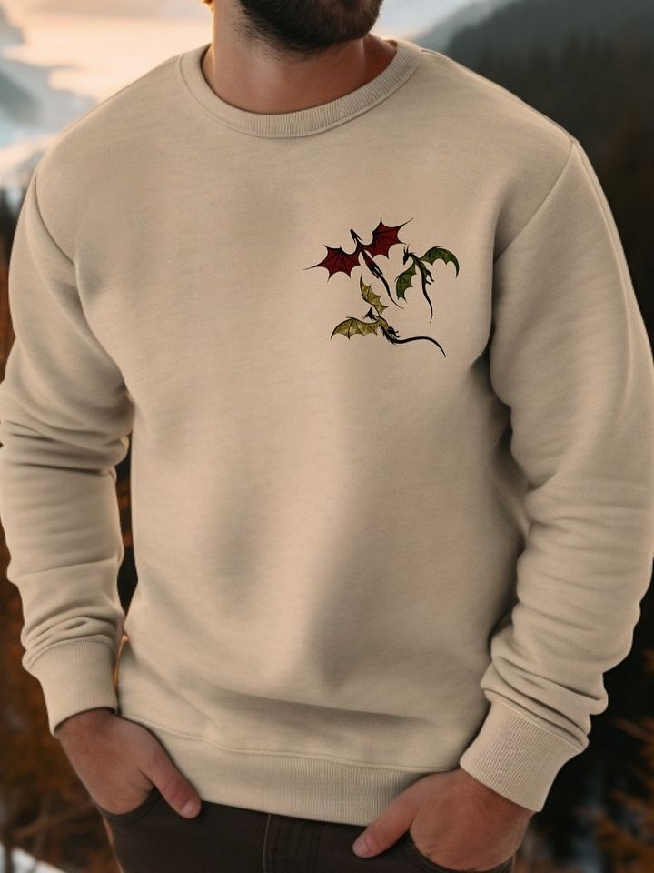 Fantasy Baby Dragon Sweatshirt - Unisex Pullover Crewneck product image (1)