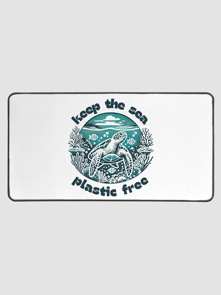 keep the sea plastic free Desk Mat product image (1)
