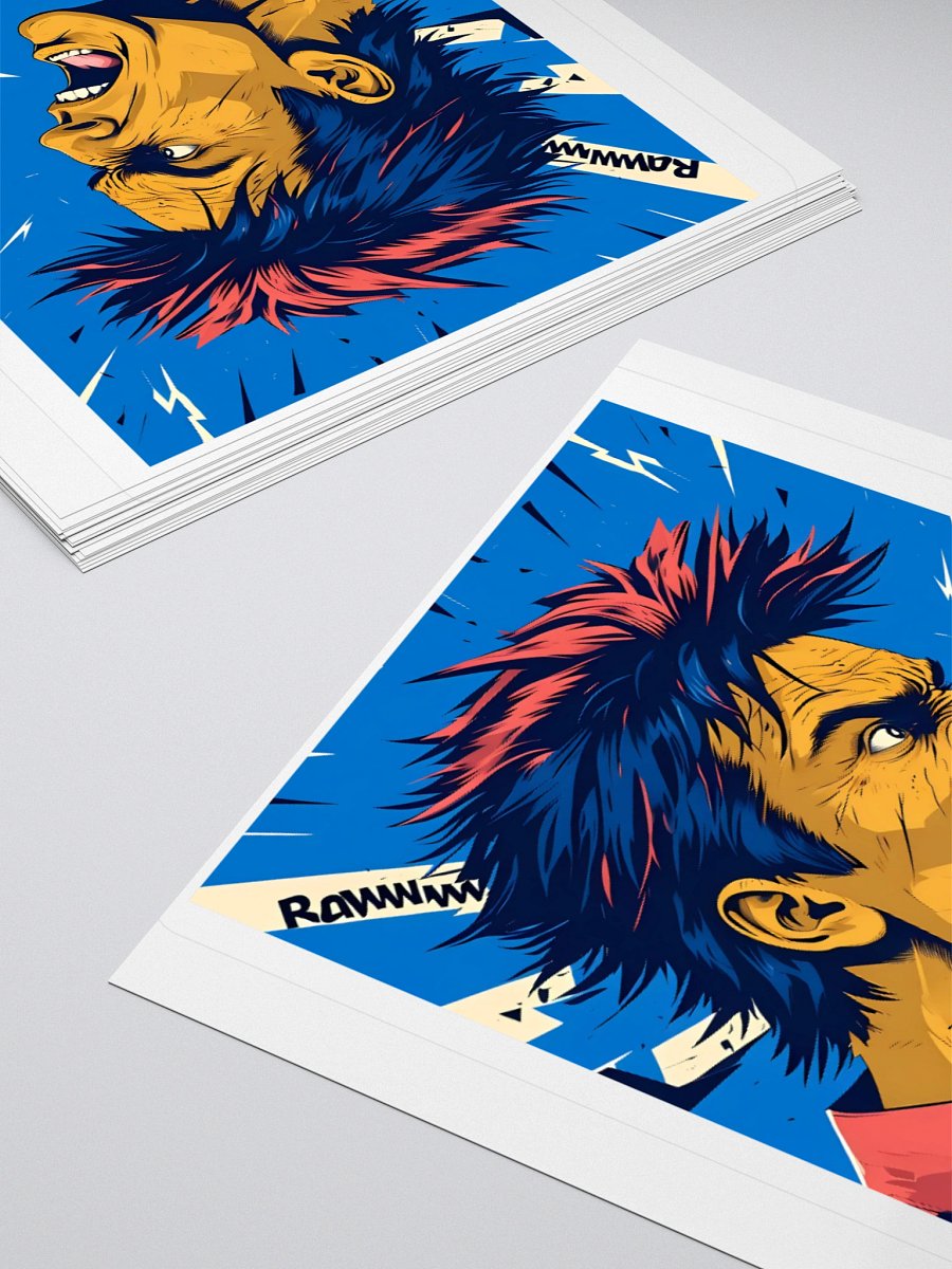 Screaming Rage | Rawww | Kiss Cut Sticker product image (12)