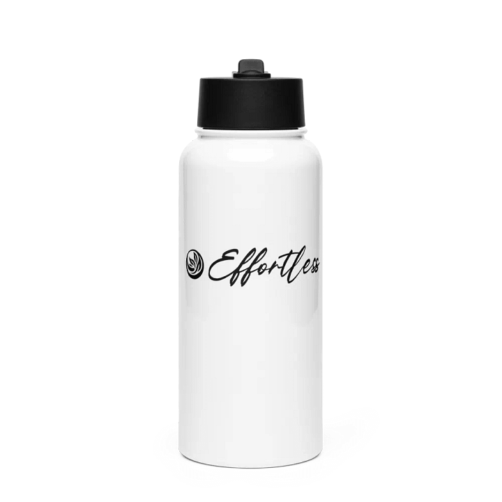 Elegance - Effortless Stainless Steel Water Bottle with a Straw Lid product image (1)