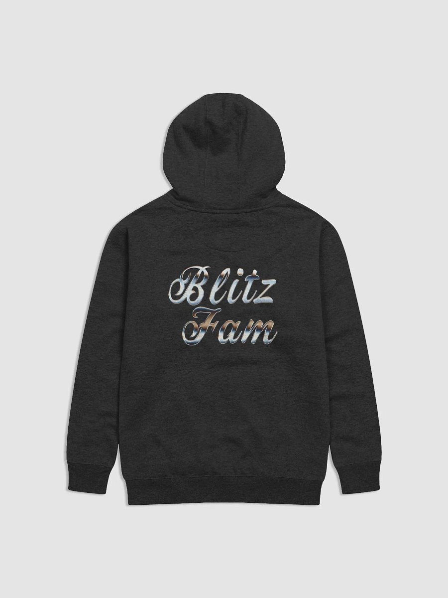 Black hoody Silver left and back logo product image (2)