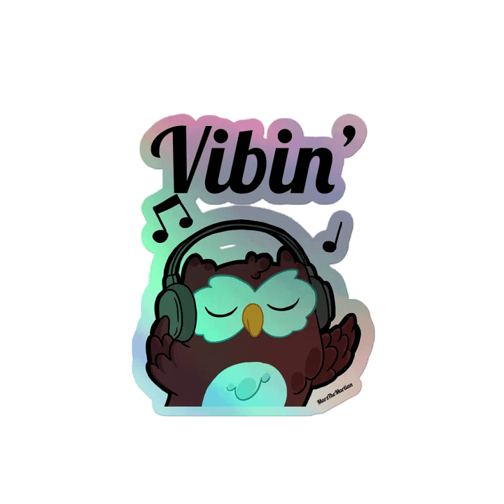 Olly The Owl - Vibin' Sticker product image (2)