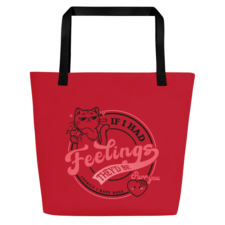 Paws Off My Heart - Tote Bag with Pocket product image (1)