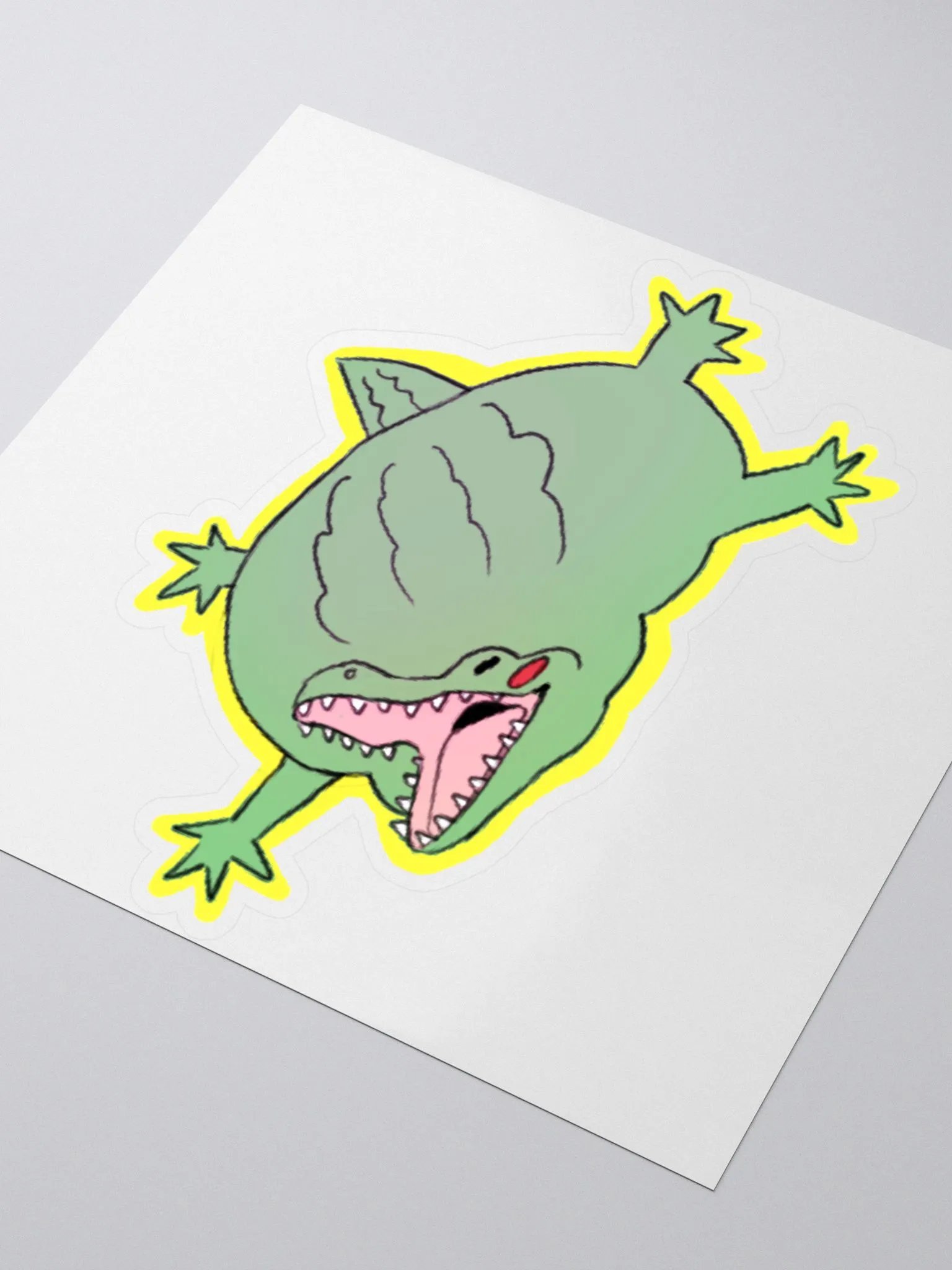 Flat Guy Cartoon Sticker product image (3)