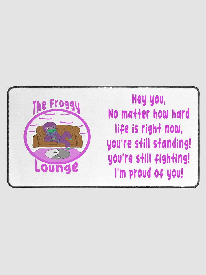 hey you desk mat - pink product image (1)