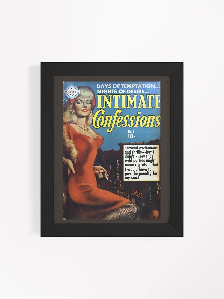 Intimate Confessions#1 - Vintage Comic Book Cover Poster product image (78)