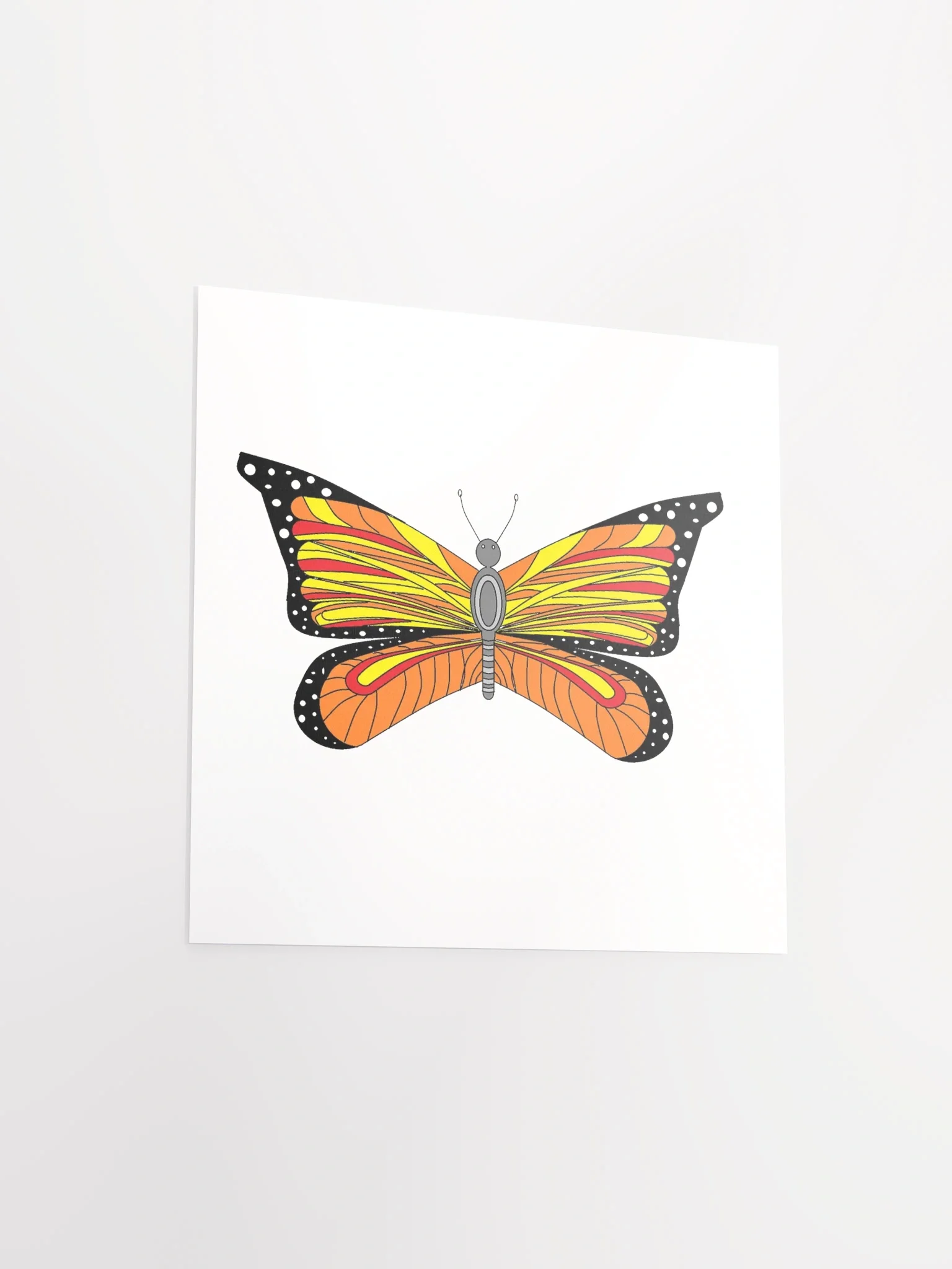 Vibrant Butterfly Wings Poster product image (3)